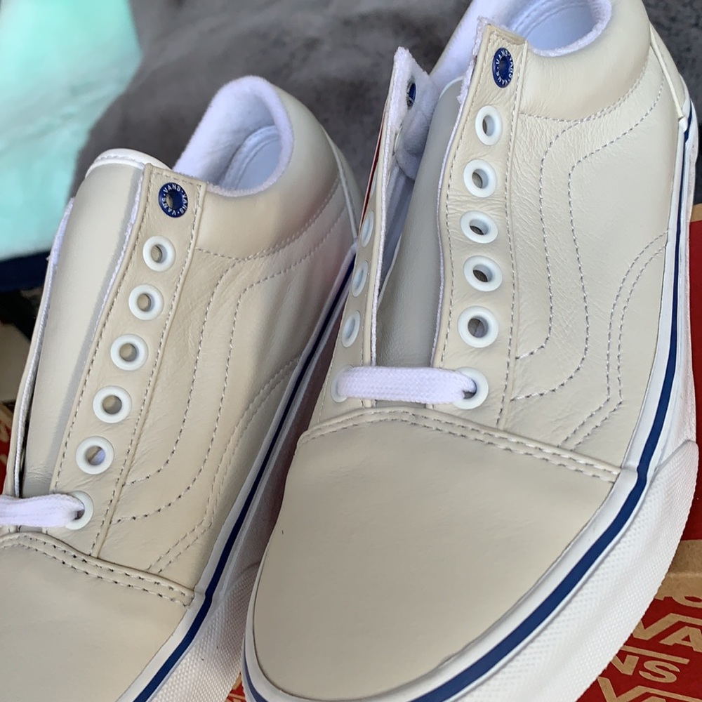 VANS OLD SKOOL BUTTER LEATHER True White/WMNS - Picture 11 of 16